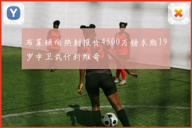 布莱顿向热刺报价4500万镑求购19岁中卫武什科维奇